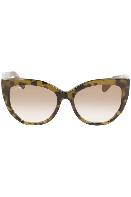Ferragamo Sonnenbrille Braun Tortoise Muster | ELORÉ by Ferragamo