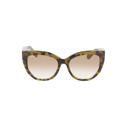 Ferragamo Sonnenbrille Braun Tortoise Muster | ELORÉ by Ferragamo