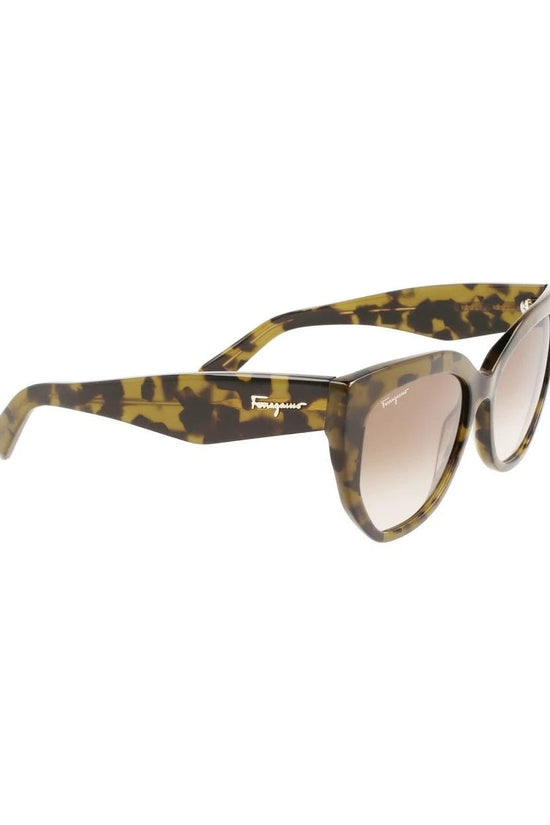 Ferragamo Sonnenbrille Braun Tortoise Muster | ELORÉ by Ferragamo