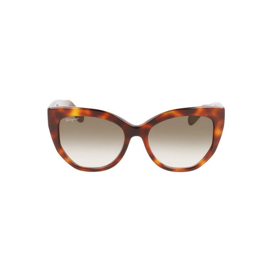 Salvatore Ferragamo Sonnenbrille Dunkelbraun | ELORÉ by Ferragamo