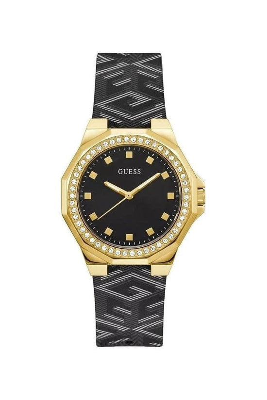 Guess Analoguhr Gelbgold Glitzer Kristalle | ELORÉ by Guess