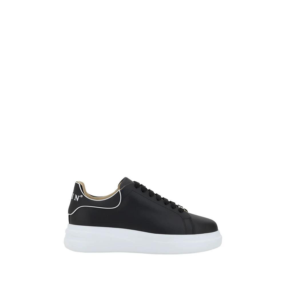 Philipp Plein Schwarze Gummisneaker mit niedrigem Schaft by Philipp Plein