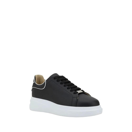 Philipp Plein Schwarze Gummisneaker mit niedrigem Schaft by Philipp Plein