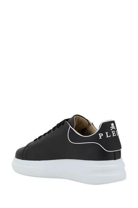 Philipp Plein Schwarze Gummisneaker mit niedrigem Schaft by Philipp Plein