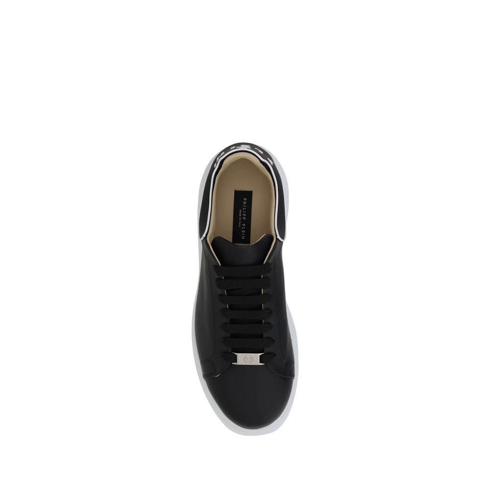 Philipp Plein Schwarze Gummisneaker mit niedrigem Schaft by Philipp Plein