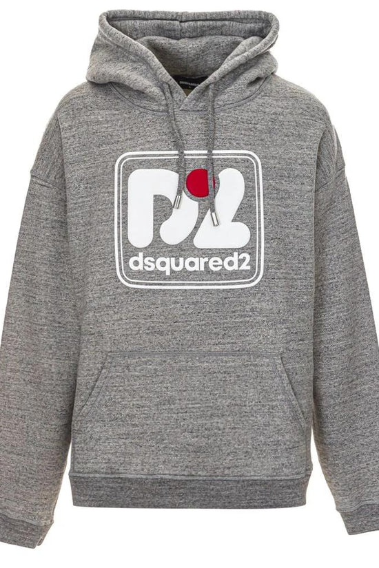 Dsquared² Grauer Baumwoll-Sweatshirt by Dsquared²