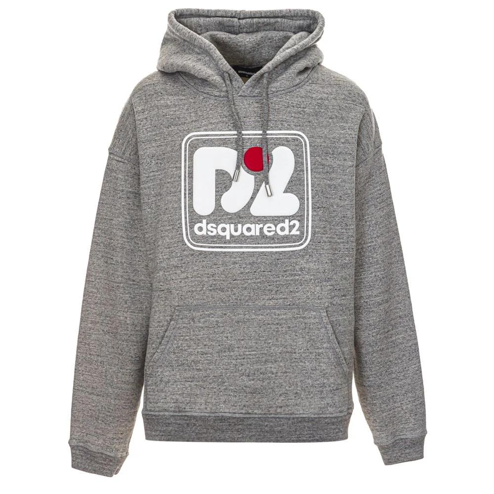 Dsquared² Grauer Baumwoll-Sweatshirt by Dsquared²