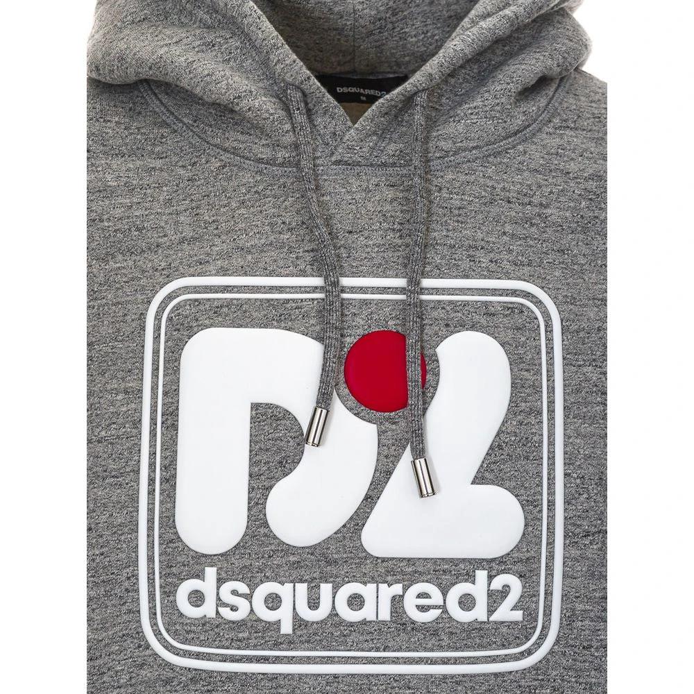 Dsquared² Grauer Baumwoll-Sweatshirt by Dsquared²