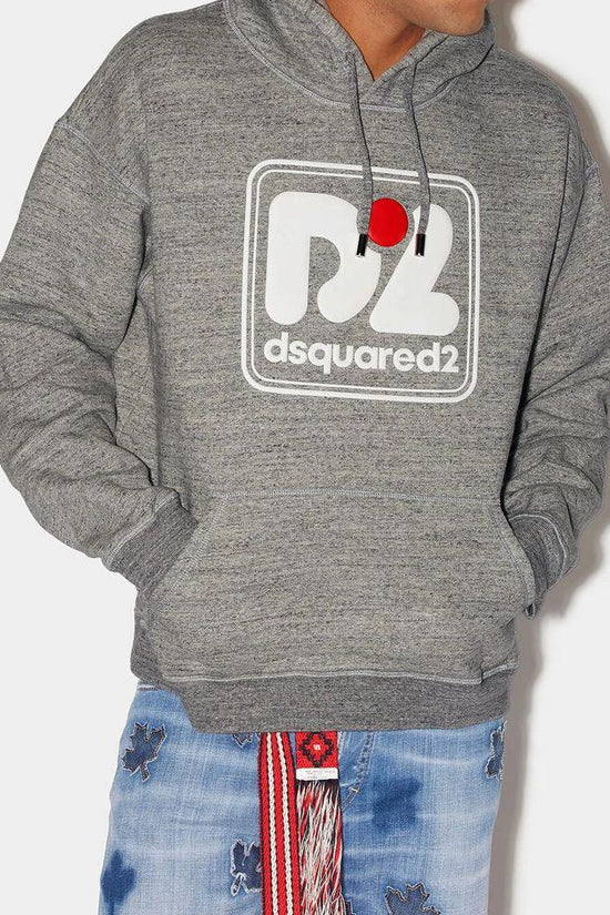 Dsquared² Grauer Baumwoll-Sweatshirt by Dsquared²