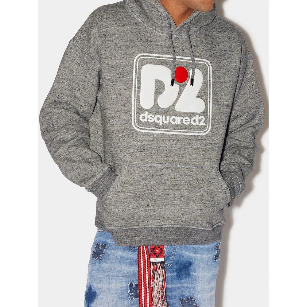 Dsquared² Grauer Baumwoll-Sweatshirt by Dsquared²