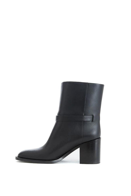 Stiefeletten Schwarz Leder by Burberry