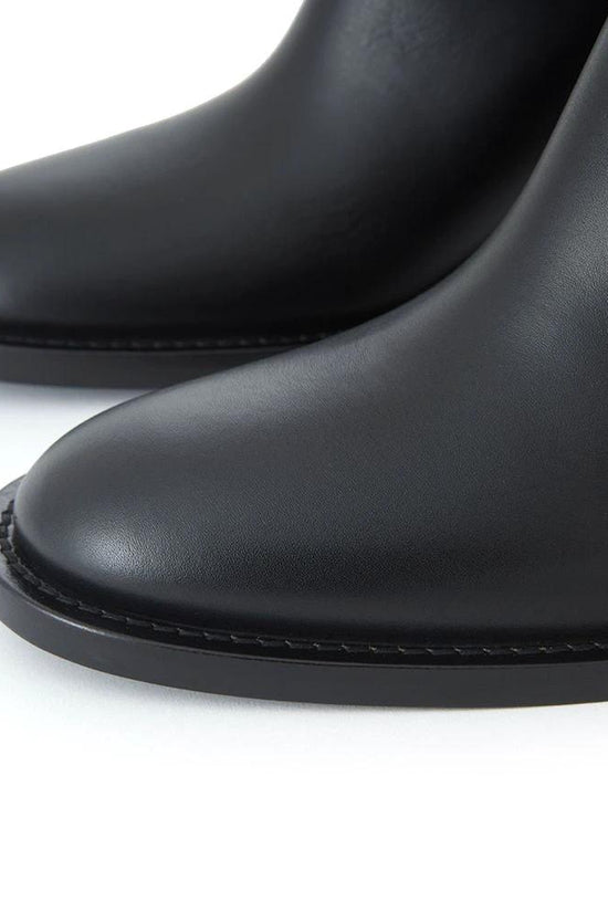 Stiefeletten Schwarz Leder by Burberry