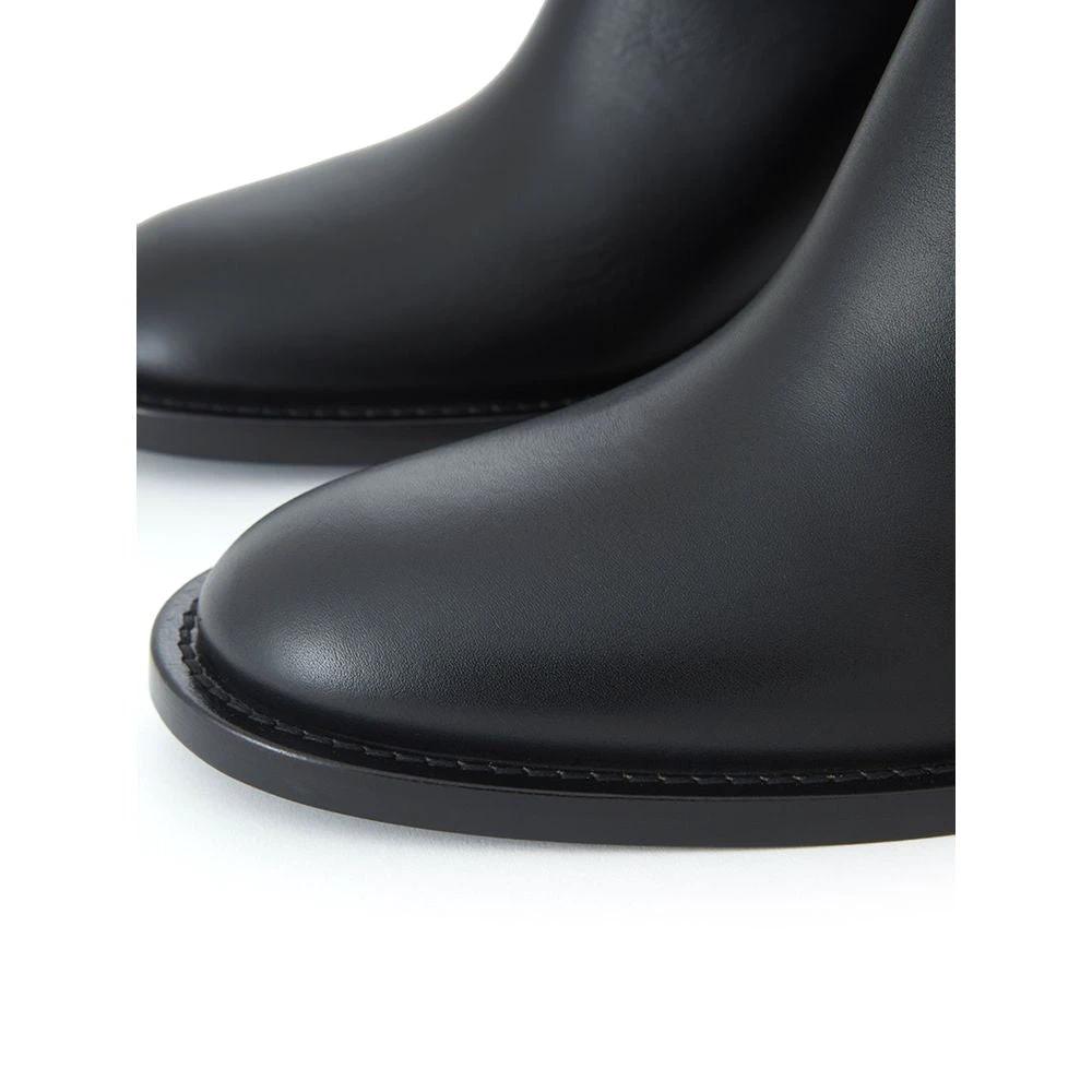 Stiefeletten Schwarz Leder by Burberry