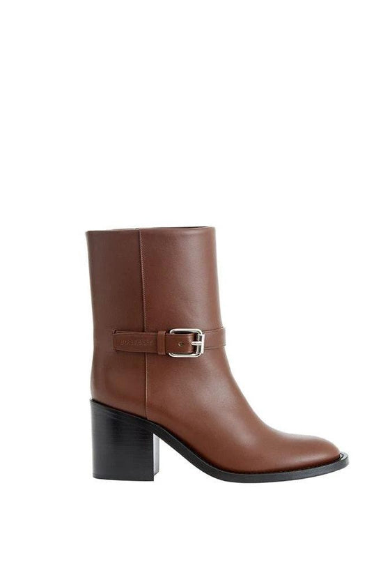 Burberry Stiefel Elegant Schnalle Detail Braun | ELORÉ by Burberry