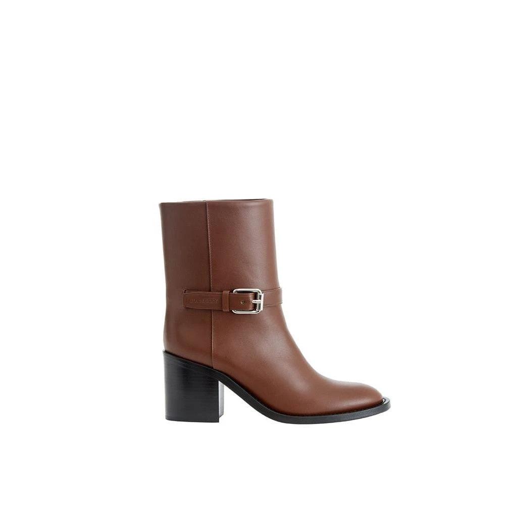 Burberry Stiefel Elegant Schnalle Detail Braun | ELORÉ by Burberry