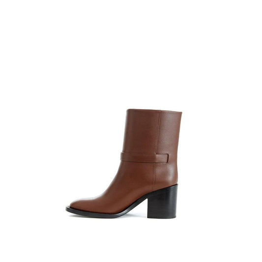 Burberry Stiefel Elegant Schnalle Detail Braun | ELORÉ by Burberry