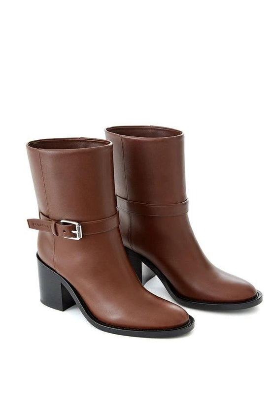 Burberry Stiefel Elegant Schnalle Detail Braun | ELORÉ by Burberry
