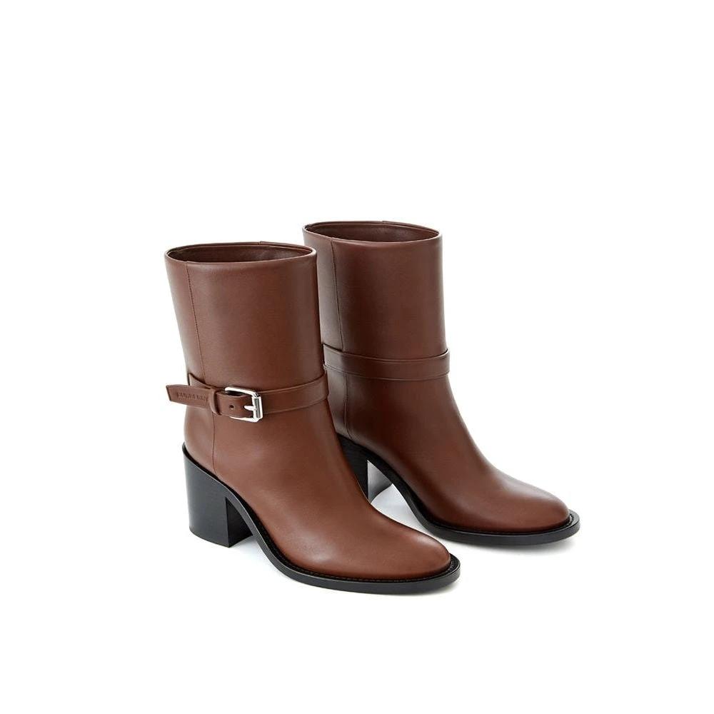 Burberry Stiefel Elegant Schnalle Detail Braun | ELORÉ by Burberry
