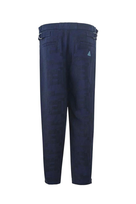 Emporio Armani Casual-Hose aus Leinen in Blau by Emporio Armani