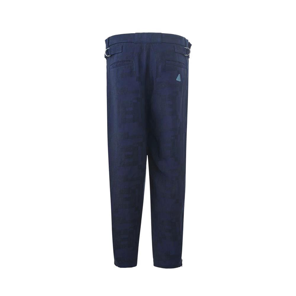 Emporio Armani Casual-Hose aus Leinen in Blau by Emporio Armani