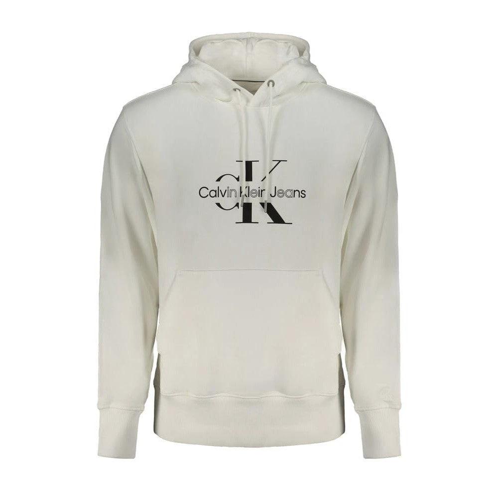 Calvin Klein Jeans Kapuzenpullover Monogram Weiß | ELORÉ by Calvin Klein