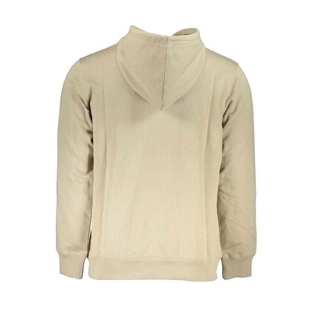 Calvin Klein Jeans Monogram Hoodie Sweatshirt Beige | ELORÉ by Calvin Klein