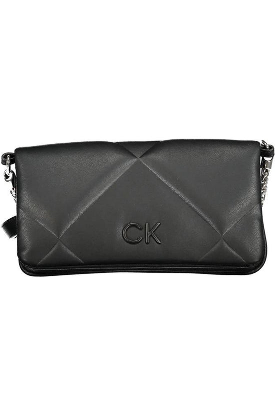 Calvin Klein Schwarze Baumwollhandtasche by Calvin Klein