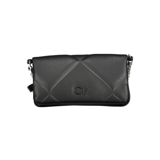Calvin Klein Schwarze Baumwollhandtasche by Calvin Klein