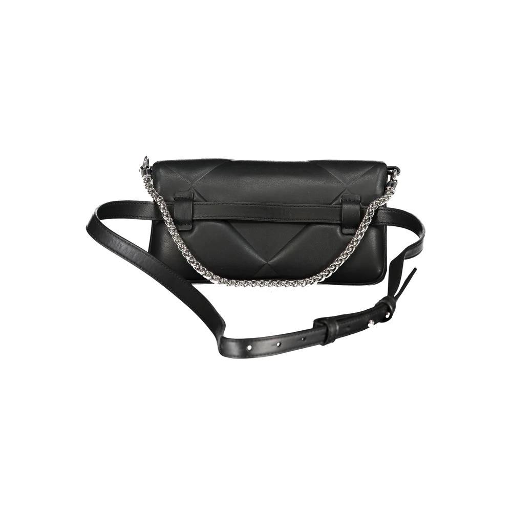 Calvin Klein Schwarze Baumwollhandtasche by Calvin Klein