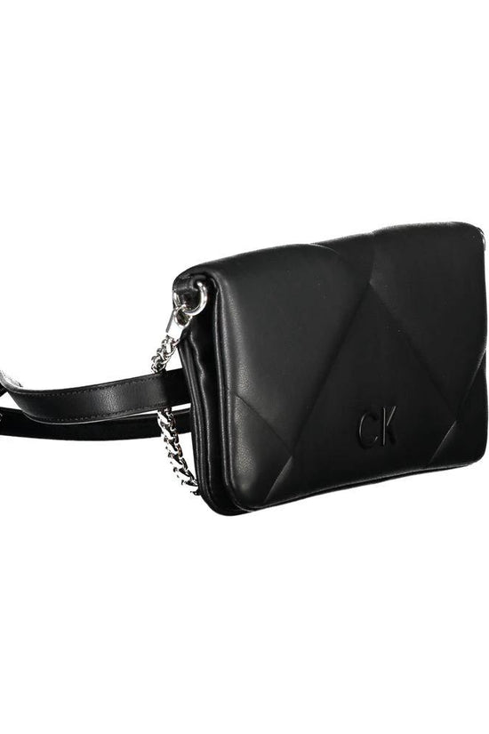 Calvin Klein Schwarze Baumwollhandtasche by Calvin Klein