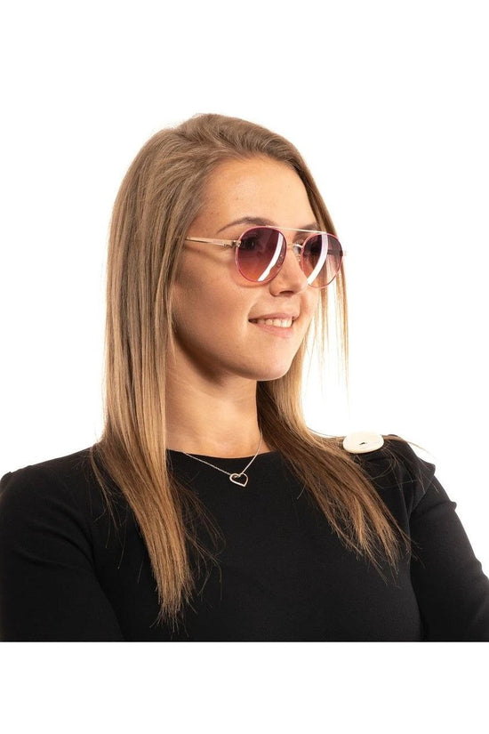 Guess Sonnenbrille Aviator Rosé Metallic Glänzend | ELORÉ by Guess