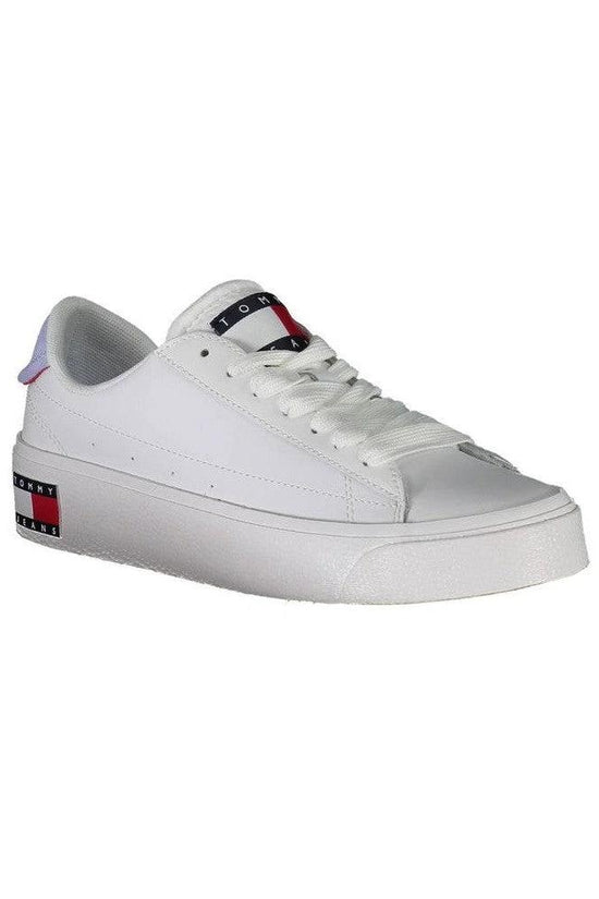 Tommy Hilfiger Leder Plattform Sneaker Weiß | ELORÉ by Tommy Hilfiger
