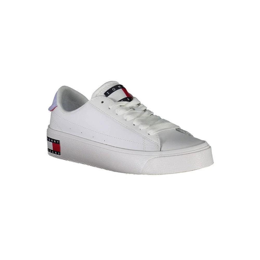 Tommy Hilfiger Leder Plattform Sneaker Weiß | ELORÉ by Tommy Hilfiger