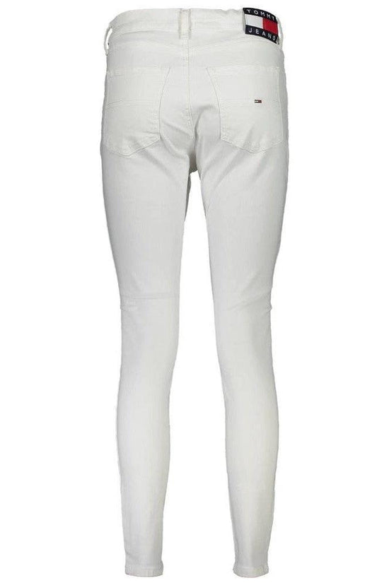 Tommy Hilfiger Jeans Modell Sylvia Slim Weiß | ELORÉ by Tommy Hilfiger