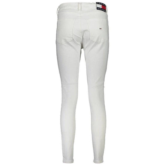 Tommy Hilfiger Jeans Modell Sylvia Slim Weiß | ELORÉ by Tommy Hilfiger