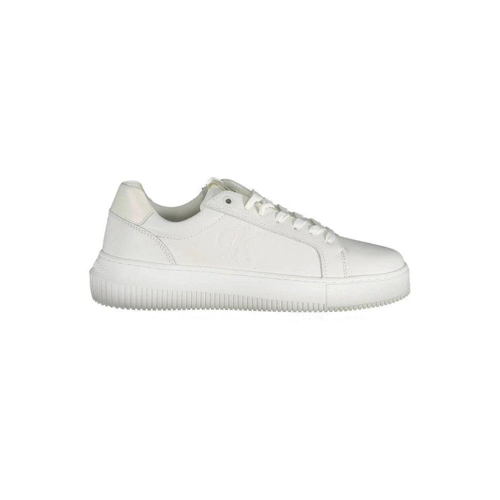 Calvin Klein Cupsole Low Sneaker Leder Weiß | ELORÉ by Calvin Klein