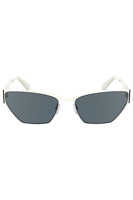 Luxusmarke Exquisita Eyewear Sonnenbrille Weiß | ELORÉ by Calvin Klein