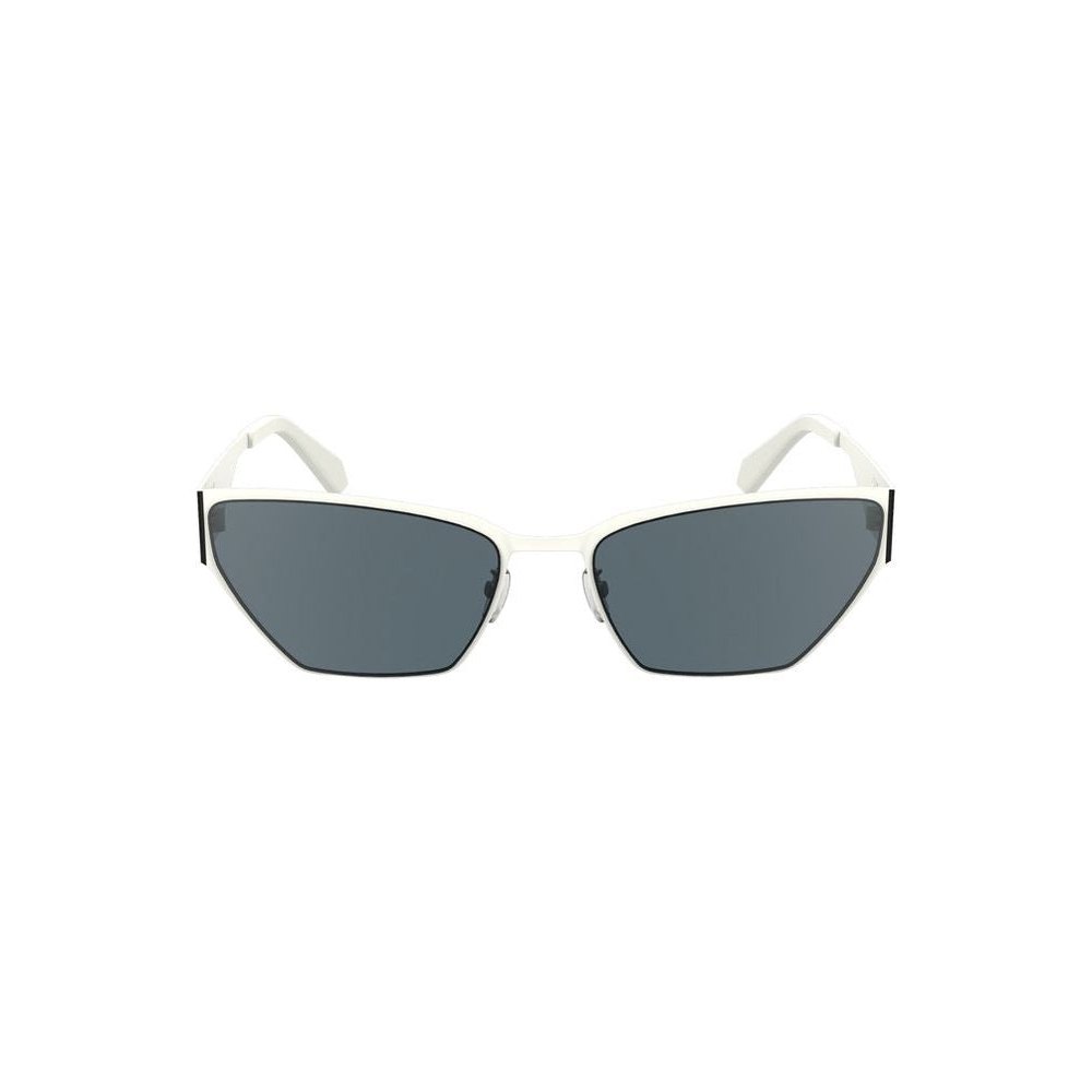 Luxusmarke Exquisita Eyewear Sonnenbrille Weiß | ELORÉ by Calvin Klein