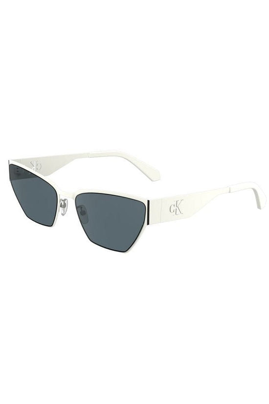 Luxusmarke Exquisita Eyewear Sonnenbrille Weiß | ELORÉ by Calvin Klein