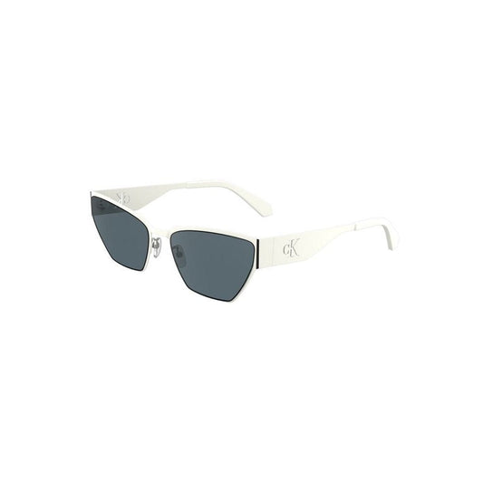 Luxusmarke Exquisita Eyewear Sonnenbrille Weiß | ELORÉ by Calvin Klein
