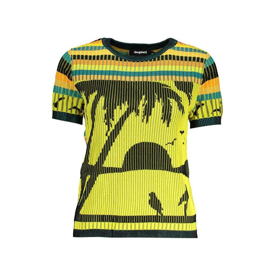 Desigual Gelber Viskose-Pullover by Desigual