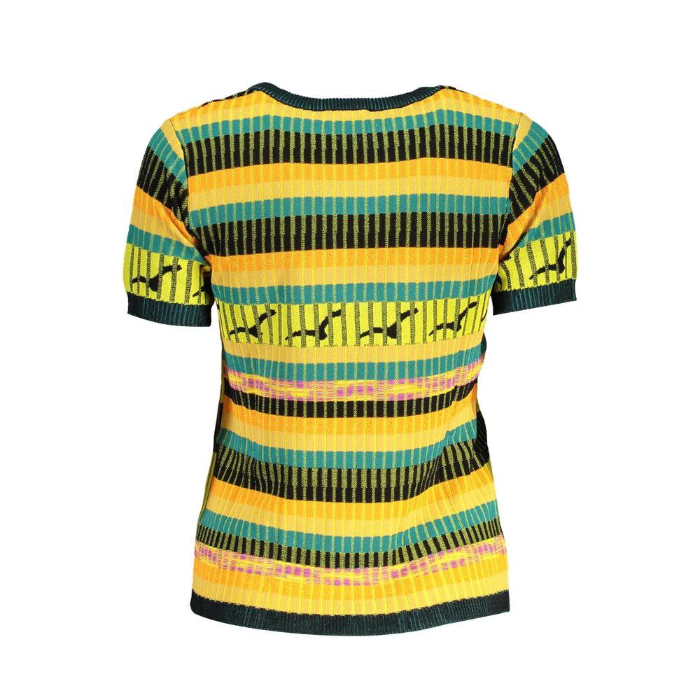 Desigual Gelber Viskose-Pullover by Desigual