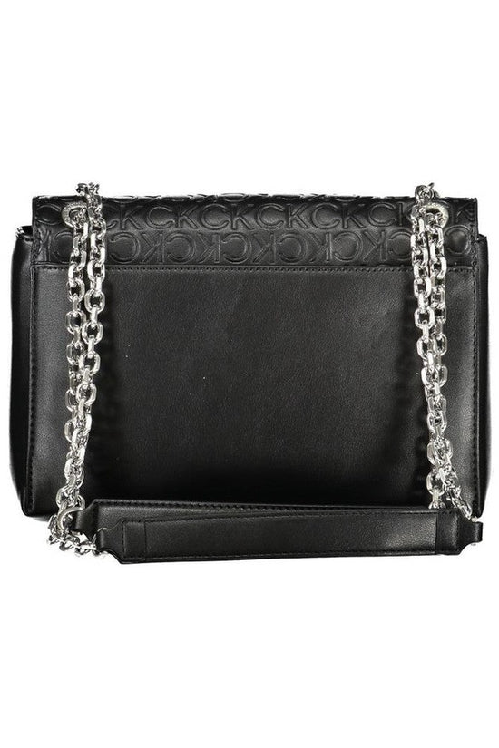Calvin Klein Monogram Flap Shoulder Bag Schwarz | ELORÉ by Calvin Klein