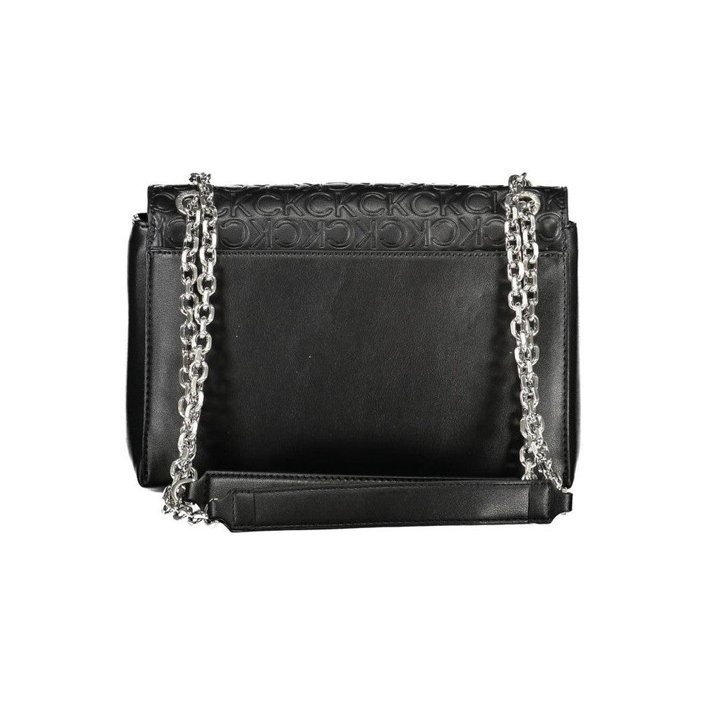 Calvin Klein Monogram Flap Shoulder Bag Schwarz | ELORÉ by Calvin Klein