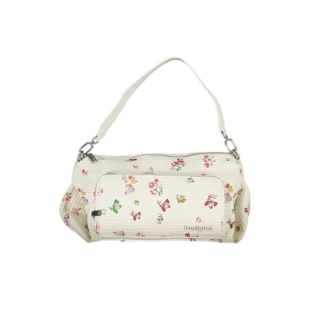 Desigual Beuteltasche Weiß Floral Muster Stil | ELORÉ by Desigual
