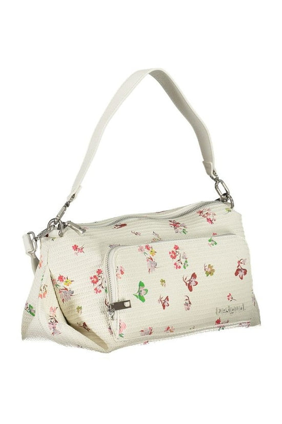 Desigual Beuteltasche Weiß Floral Muster Stil | ELORÉ by Desigual
