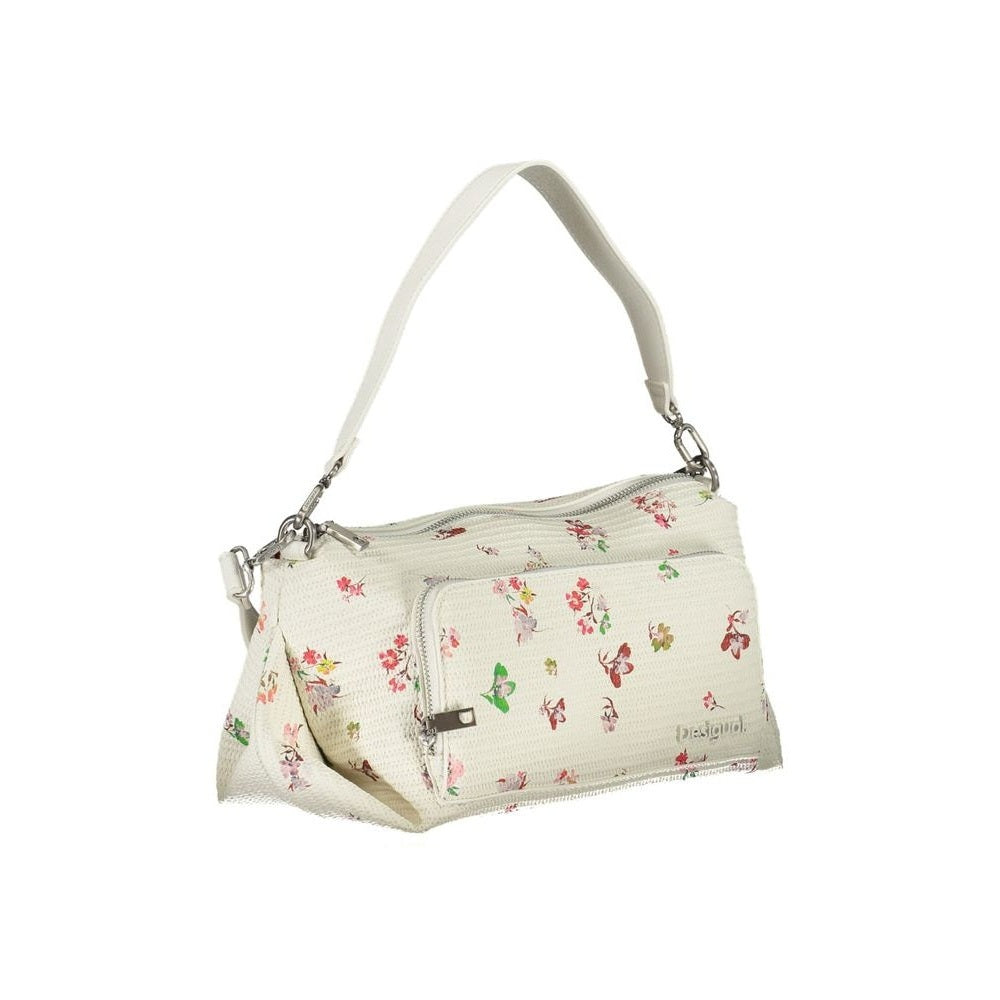Desigual Beuteltasche Weiß Floral Muster Stil | ELORÉ by Desigual