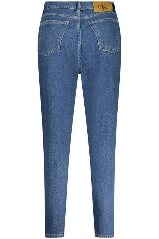Luxora Mode Vielleicht Label Mom Jeans Blau | ELORÉ by Calvin Klein