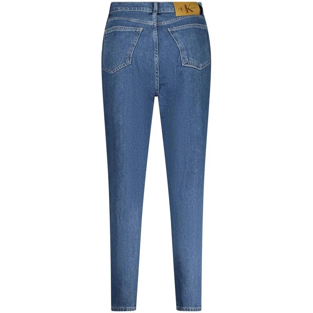 Luxora Mode Vielleicht Label Mom Jeans Blau | ELORÉ by Calvin Klein