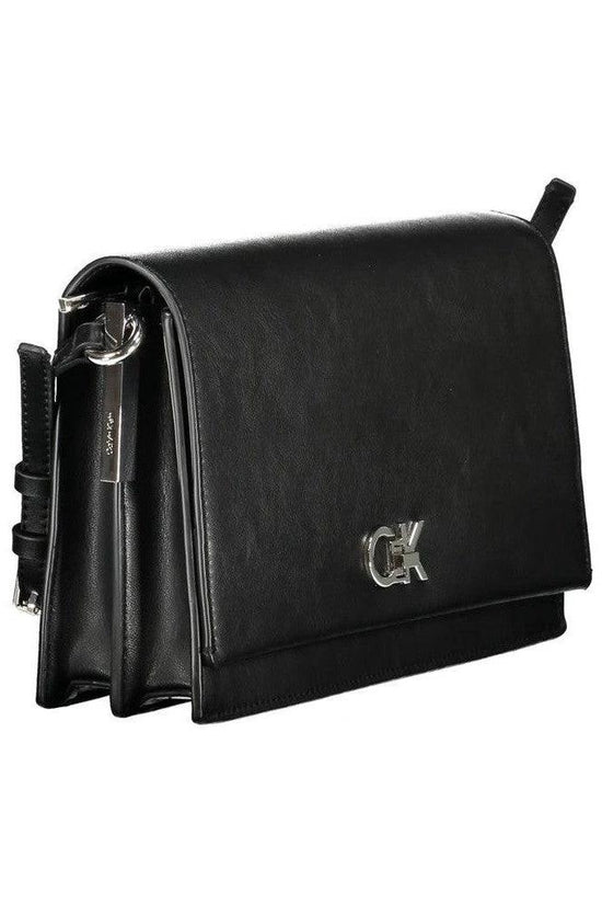 Calvin Klein Emblem Handtasche Schwarz | ELORÉ by Calvin Klein